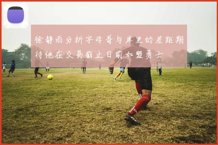 徐静雨分析字母哥与库里的差距期待他在交易截止日前加盟勇士